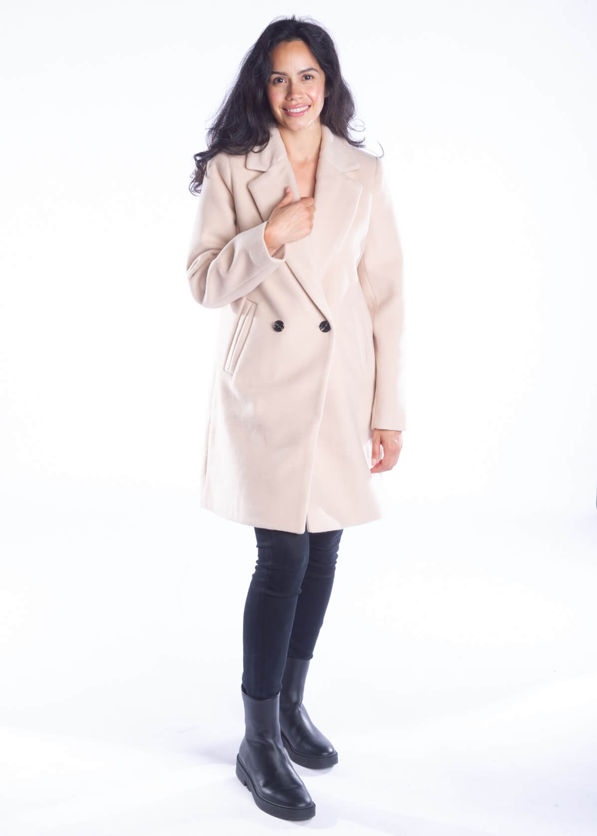 Ladies Melton Coat - DKR & Company Apparel / Clothes Out Trading