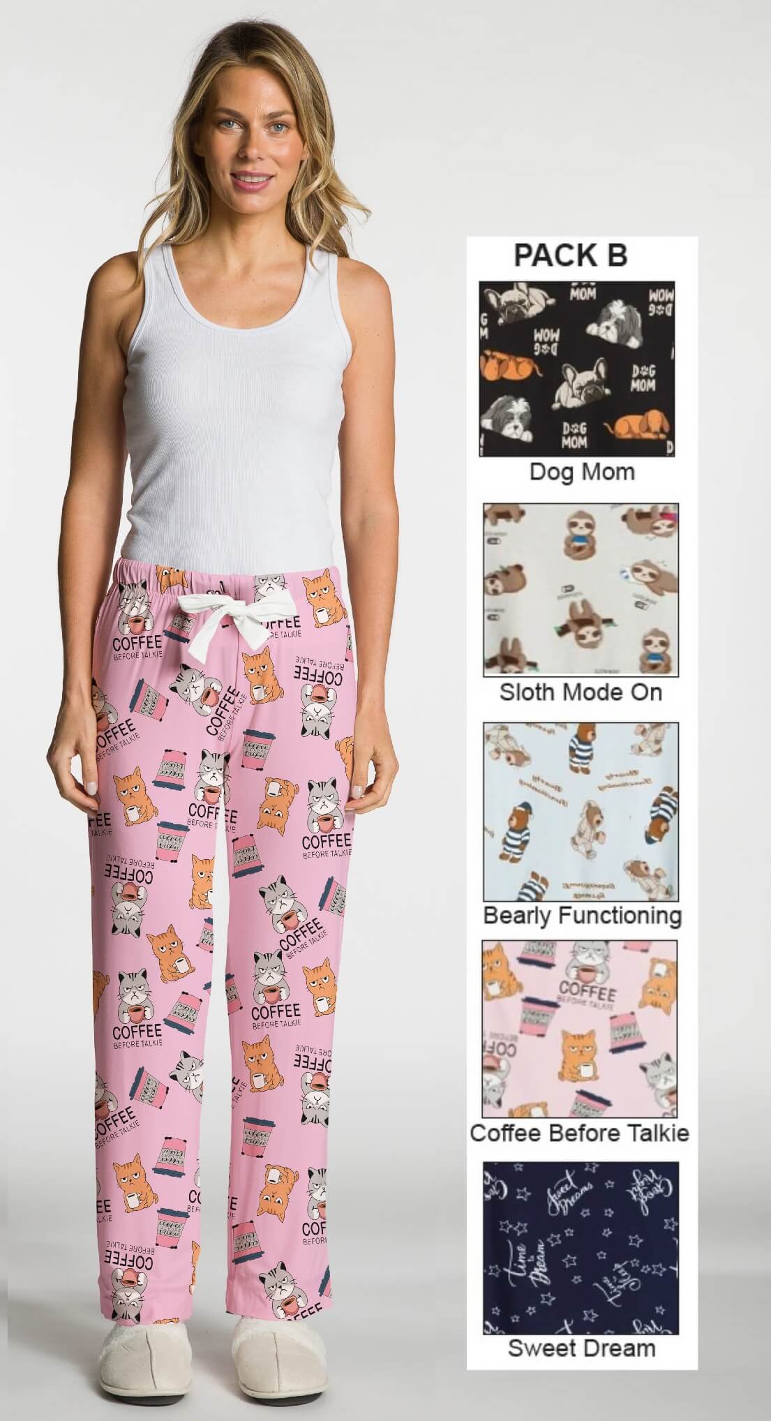 Ladies Printed PJ Pant - Image 3