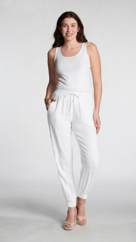 Jogger Pant with Elastic Waist, Drawstring and Pockets