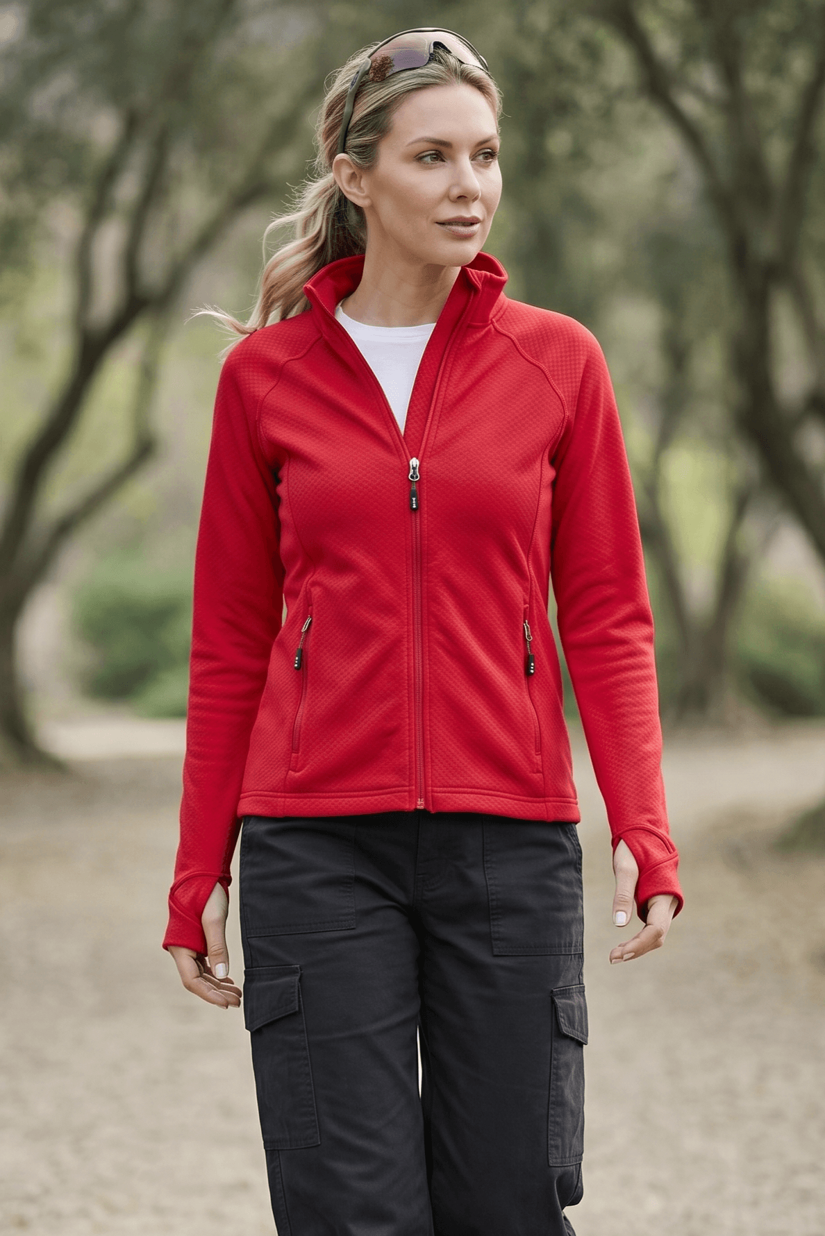 Ladies Full Zip Knit Jacket