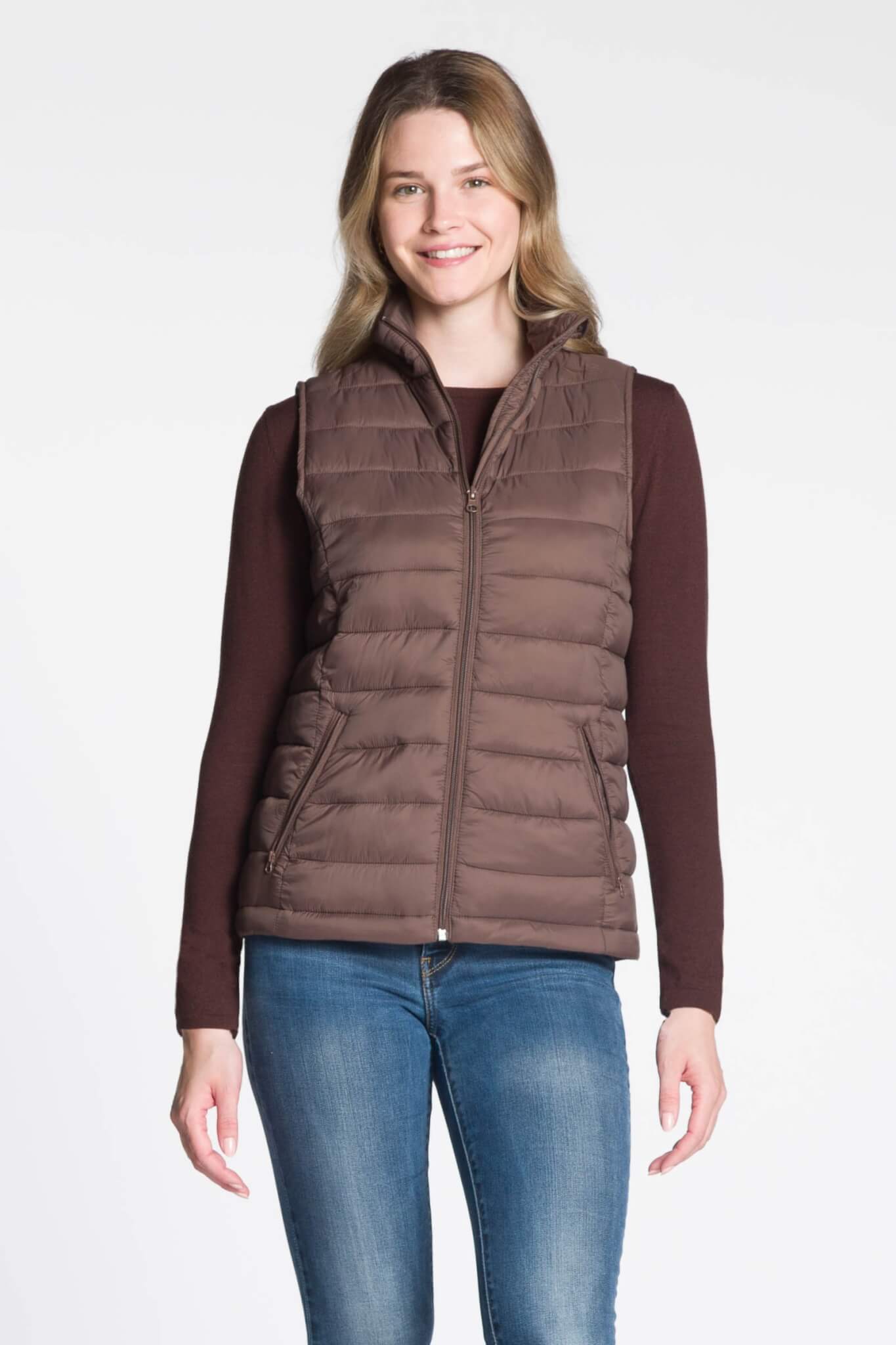 Padded Vest with Zipper Pockets - Image 3