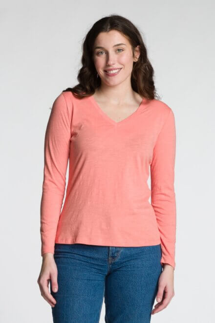 Long Sleeve V-Neck T-Shirt