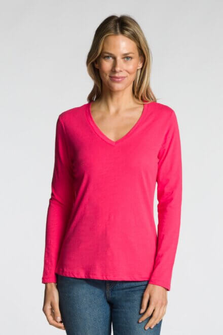 Long Sleeve V-Neck T-Shirt