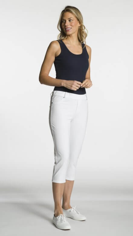 Pull On Capri with Back Pockets