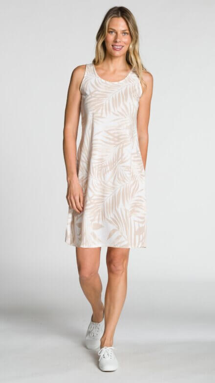 Scoop Neck A-Line Tank Dress