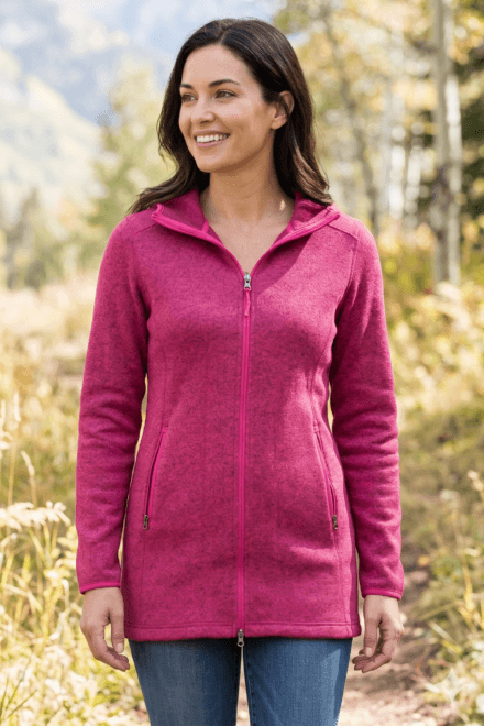 Ladies Hooded Anorak Full Zip Jacket with Pockets