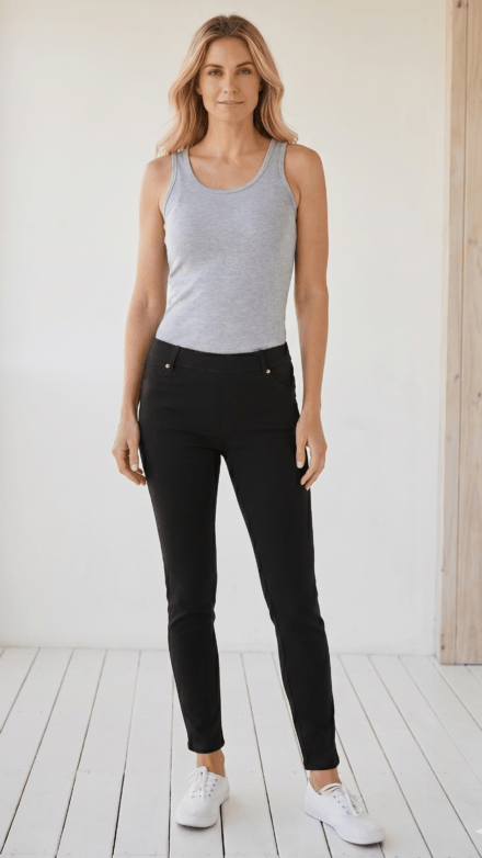 Pull On Pant with Back Pockets