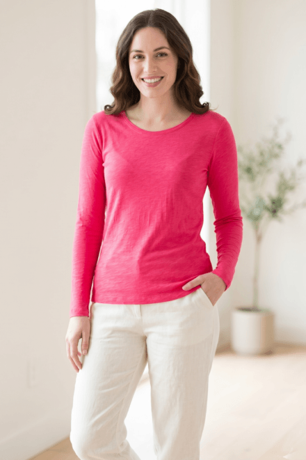 Long Sleeve Crew Neck T-Shirt