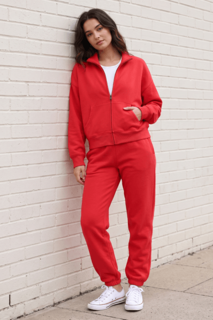 Long Sleeve Full Zip Stand Collar Jacket with Pockets